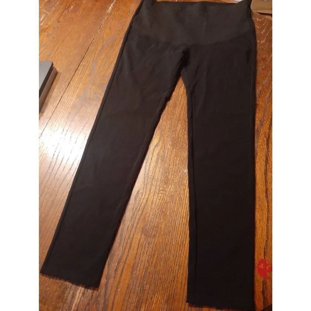 HOST PICK 2XL Maternity Tagoo Black Casual Work Office Pants Over Bump